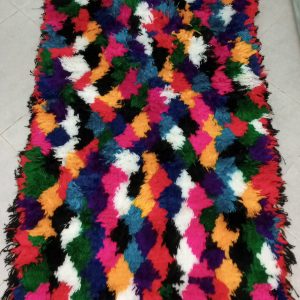 Vibrant Moroccan Berber Diamond Medley Carpet