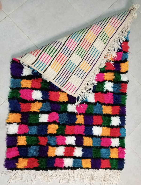 Colorful Tribal Berber Moroccan Carpet