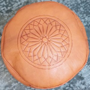 Handmade Beautiful Pouf Leather Ottomans