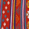 Authentic Moroccan Red Handmade Berber Rug Dimensions Length: 49 inches, Width 21 inches - Image 4