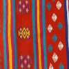Authentic Moroccan Red Handmade Berber Rug Dimensions Length: 49 inches, Width 21 inches - Image 5